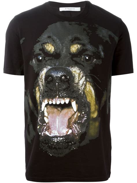 givenchy black rottweiler t shirt|givenchy rottweiler t shirt women.